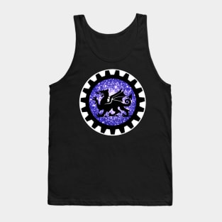 Cosmic Welsh Steampunk Dragon Tank Top